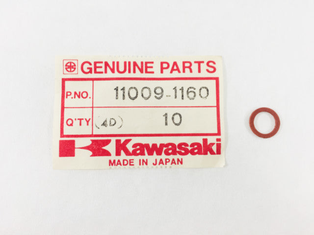 11009-1160 NOS Kawasaki KX KDX Float Valve Gasket