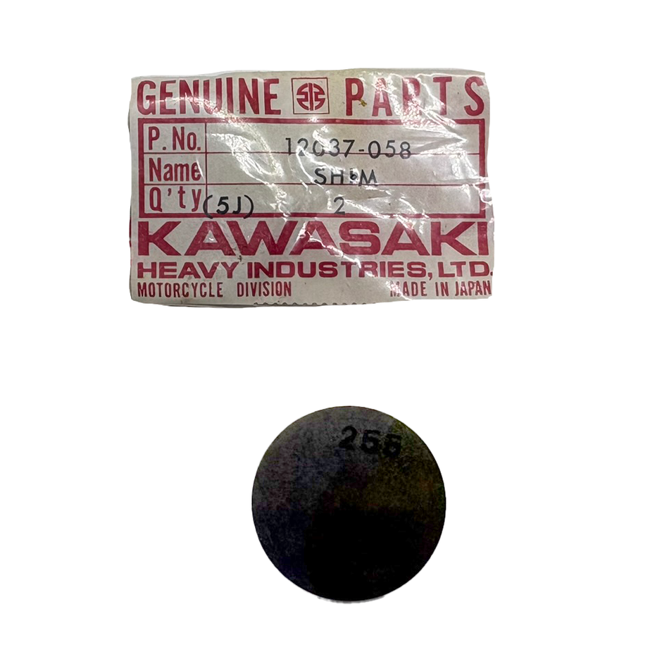 NOS Kawasaki KZ750B Valve Shim 2.55