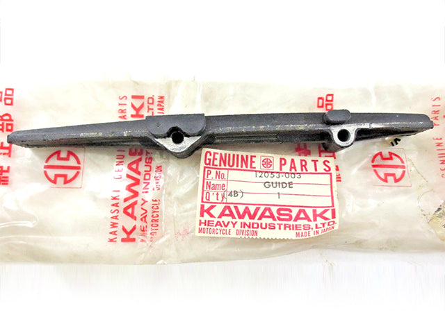 12053-003 NOS Kawasaki Rear Cam Chain Guide KZ400, KZ440
