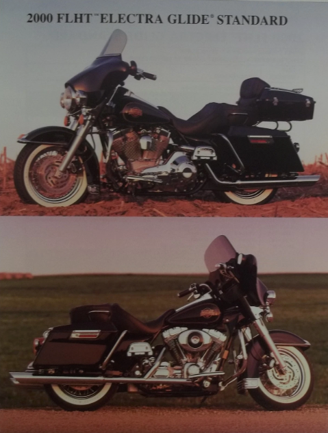 Harley Accessory Sheet 2000 FLHT Electra Glide Standard COLOR PHOTO