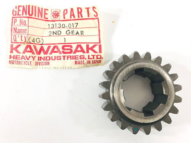 13130-017 NOS Kawasaki 2nd Gear Drive Shaft 20T