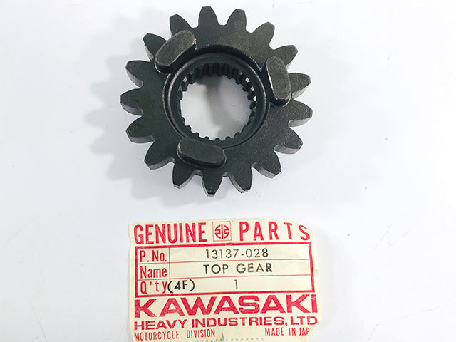 13137-028 NOS Kawasaki KX450 Top Gear Output Shaft 17T
