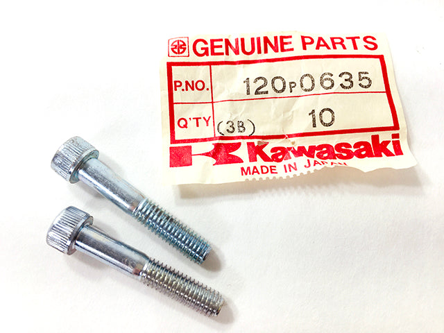 120P0635 NOS Kawasaki KZ1000J Point Cover Screw Set (2)