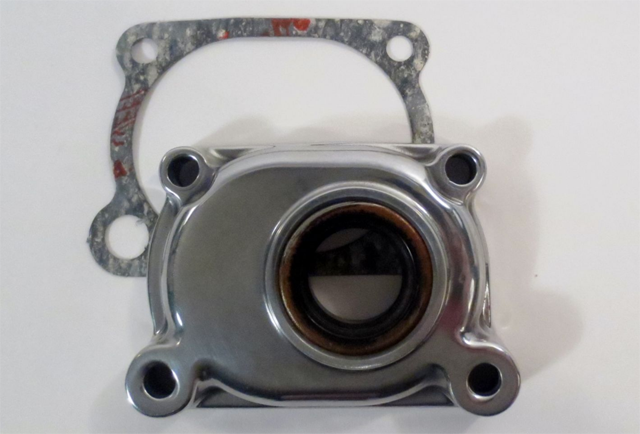 14032-075-2H Kawasaki Polished Kick Start Cover with Gasket and Seal