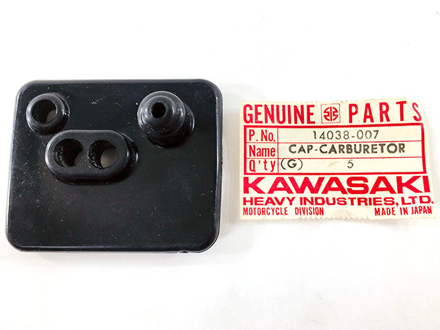 14038-007 NOS Kawasaki Carburetor Cap