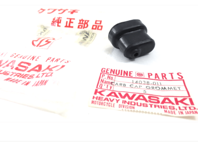 14038-011 NOS Kawasaki Carburetor Cap Grommet F3 A7 A1 F21M