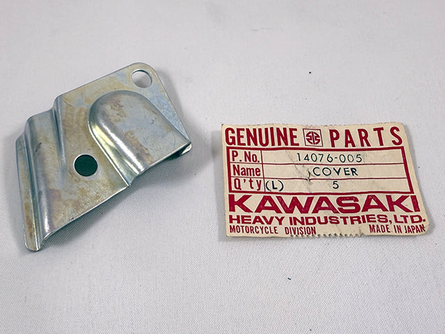 14076-005 NOS Kawasaki G3SS MC1 KH100 Clutch Cable Cover