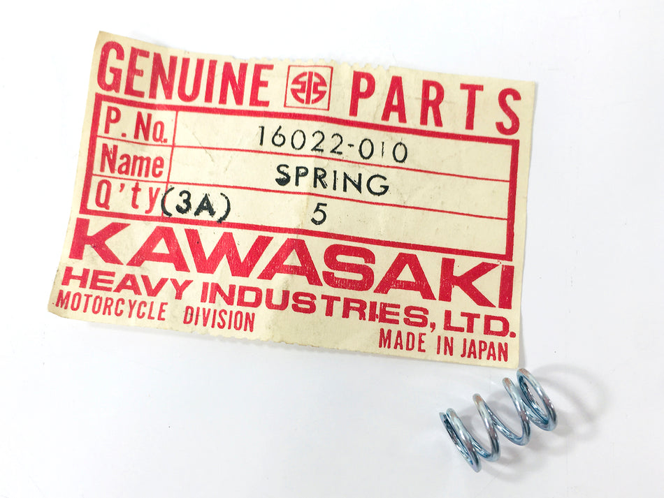 16022-010 NOS Kawasaki Throttle Adjust Spring