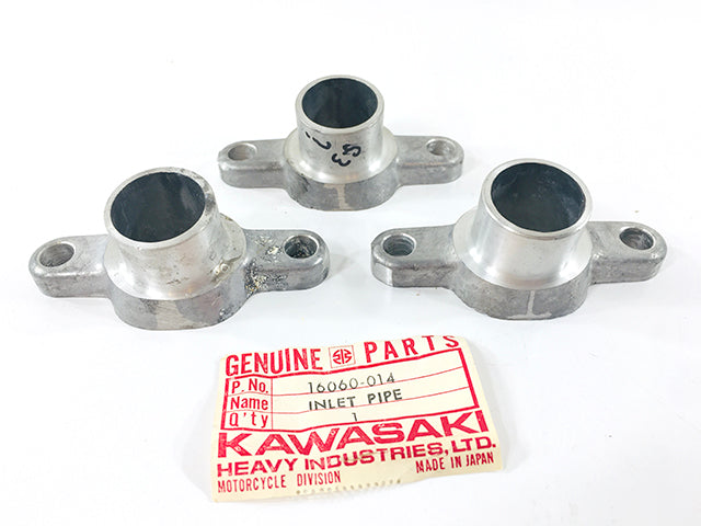 16060-014 NOS Kawasaki S1 KH250 Air Inlet Pipe Set of 3