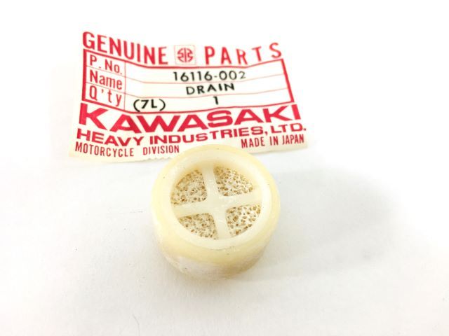 16116-002 NOS Kawasaki G3 G4 F6 Fuel Drain – Johnny's Vintage