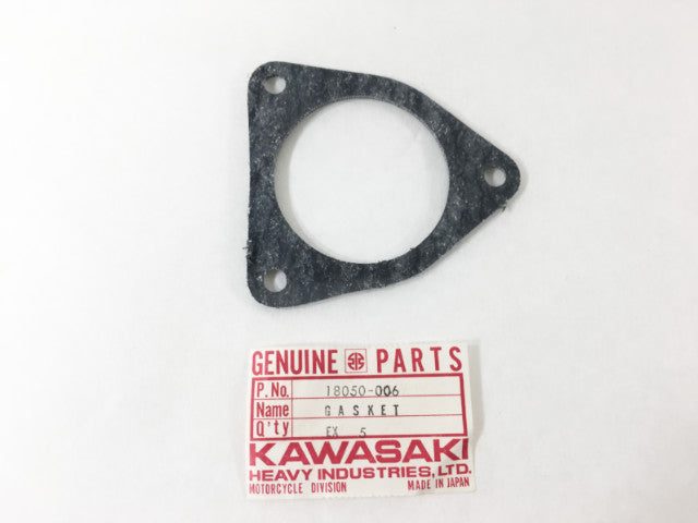 18050-006 NOS Kawasaki KX250 KX400 Exhaust Holder Gasket