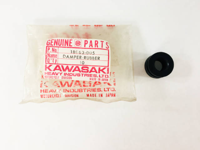 18063-005 NOS Kawasaki F6 125 F7 175 Exhaust Rubber Damper
