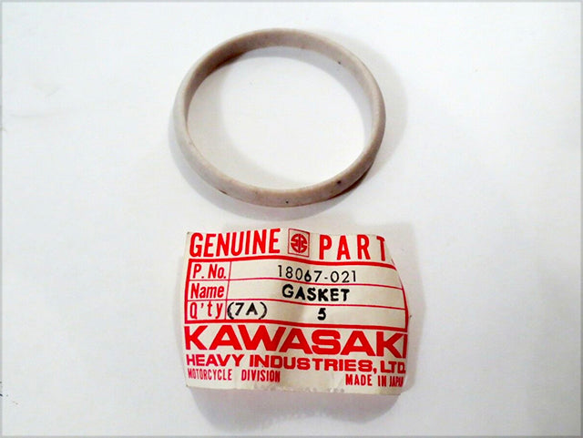 18067-021 NOS Kawasaki Exhaust Gasket KE 250