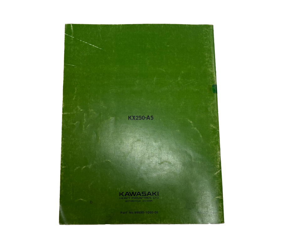 1979 Kawasaki KX250 Owners/Service Manual 99920-1050-01