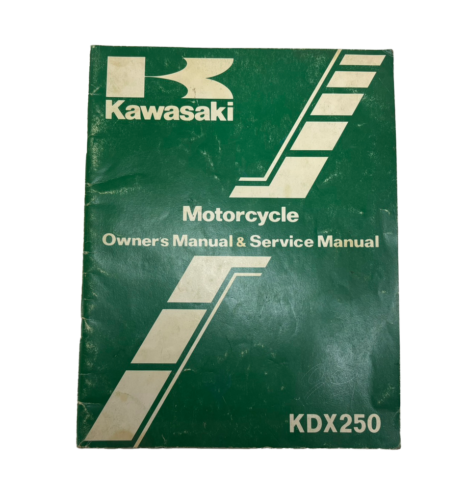 1984 Kawasaki KDX250 Owners/Service Manual 99920-1251-01