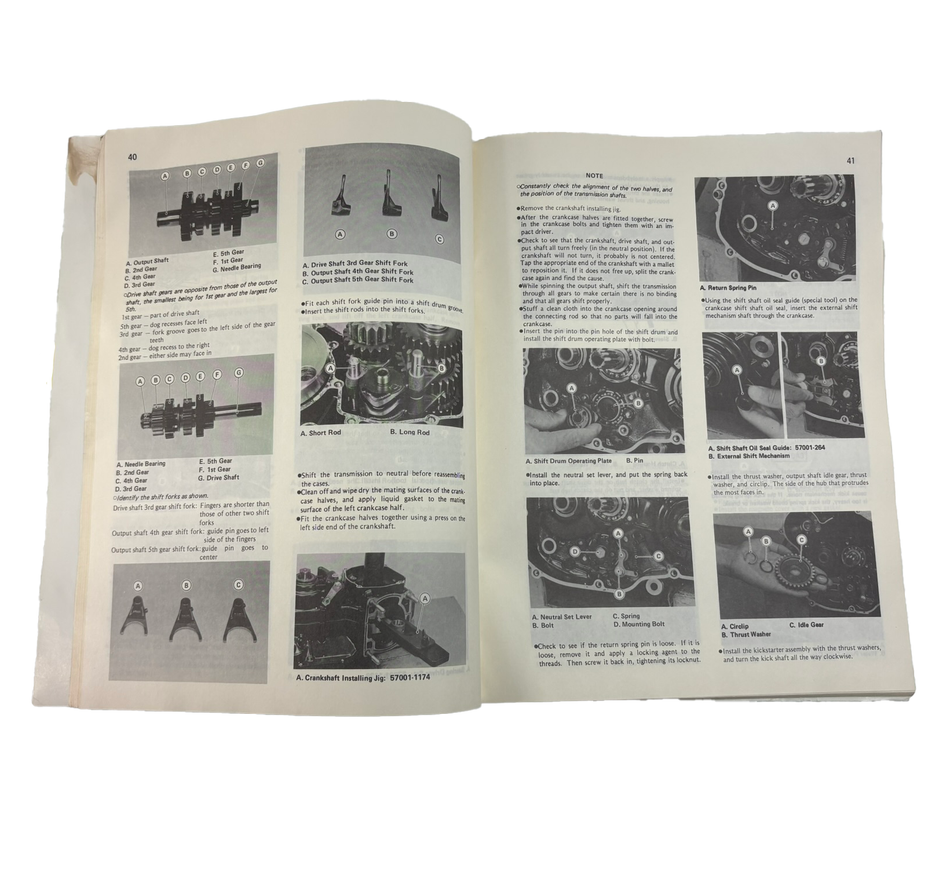 1985 Kawasaki KX250 Owners/Service Manual 99920-1288-01