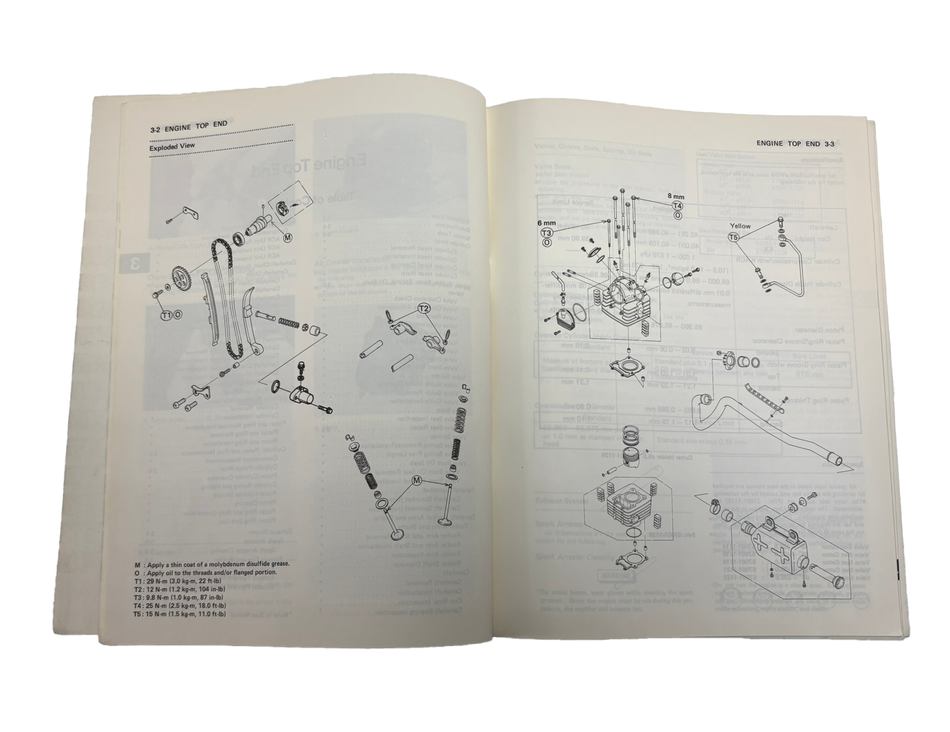 1986 Kawasaki KLT 185 Owners/Service Manual 99924-1074-51