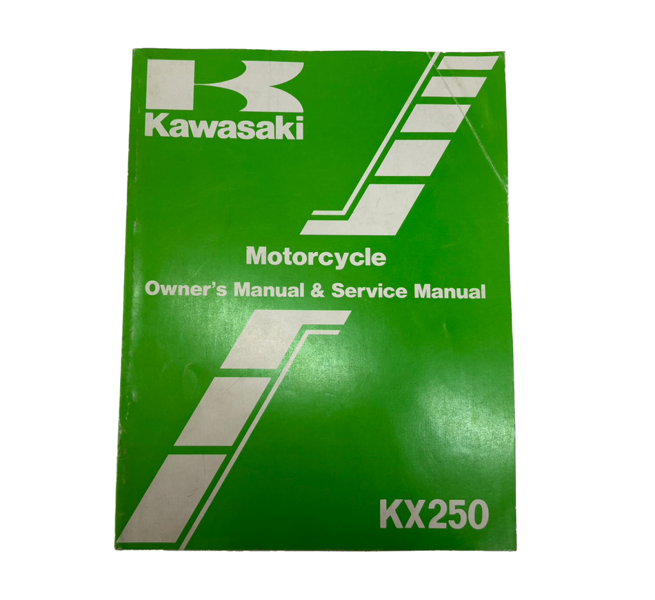 1986 Kawasaki KX250 Owners/Service Manual 99920-1322-02