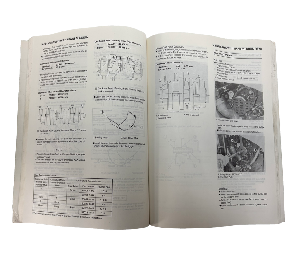 1989 Kawasaki ZX-7 Ninja Owners/Service Manual 99924-1112-01