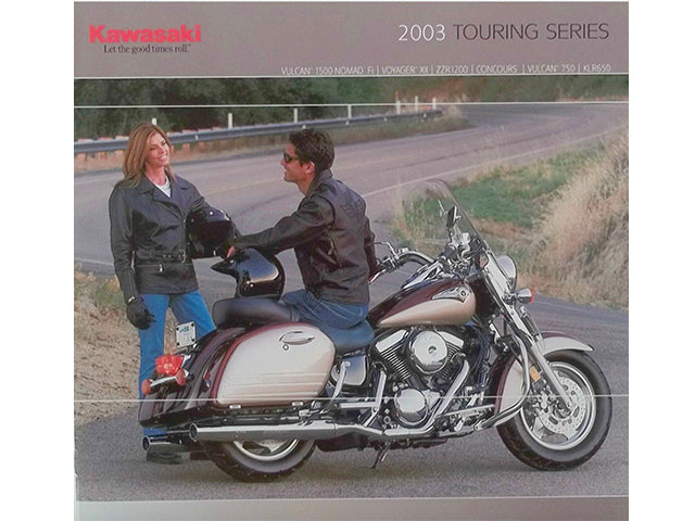 Kawasaki Touring Series Model Year 2003 Motorcycle Sales Brochure Catalog