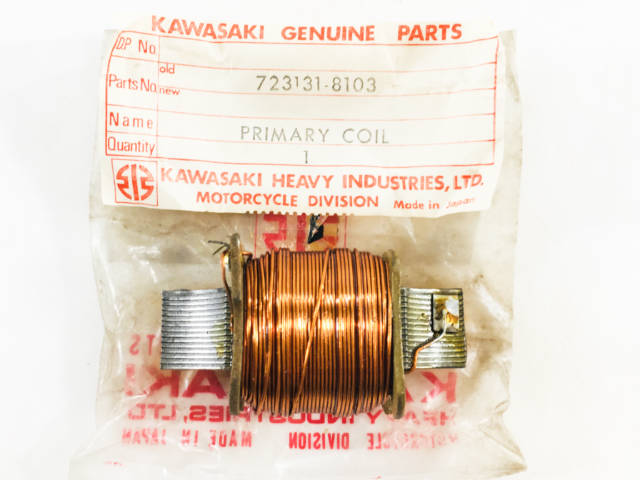 21049-008 NOS Kawasaki C2SS C2TR Primary Coil