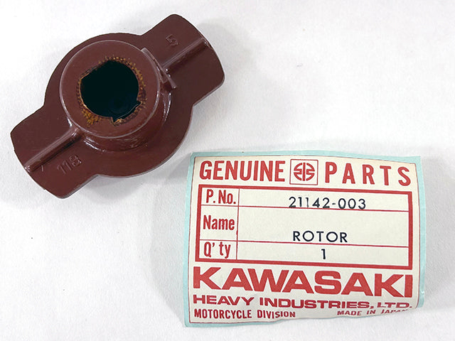 21142-003 NOS Kawasaki H1 500 Brown Distributor Rotor