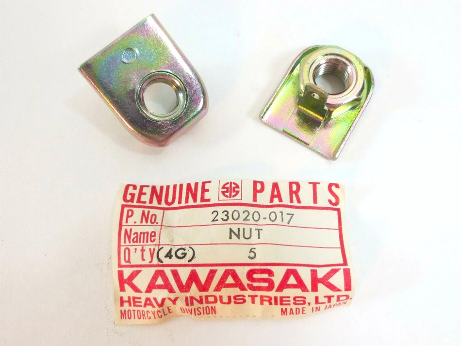 23020-017 NOS Kawasaki H2 750 Headlight Nut Set of 2