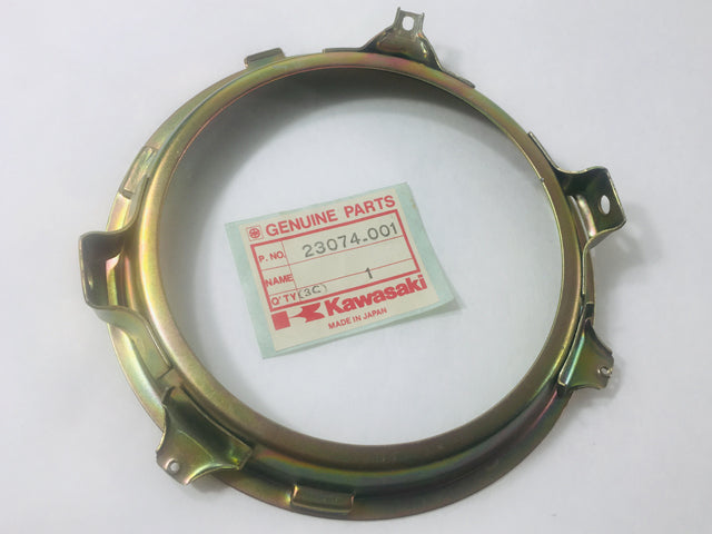 23074-001 NOS KH500 Kawasaki Ring Headlamp Mount