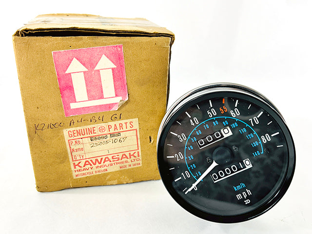 25005-1067 NOS Kawasaki KZ1000 LTD MKII Z1 Classic Speedometer
