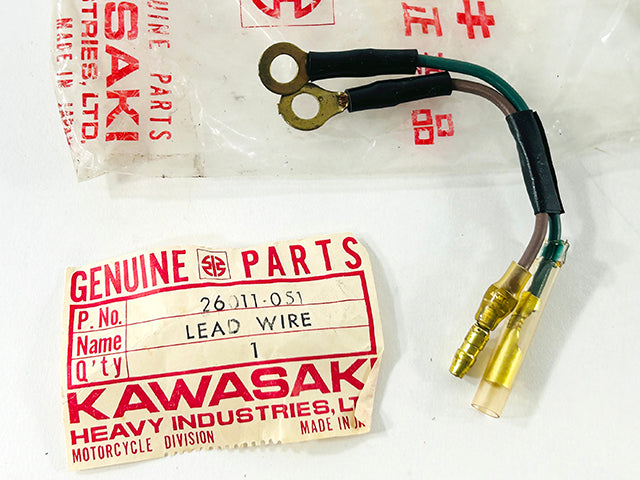 26011-051 NOS Kawasaki S2 Lead Wire
