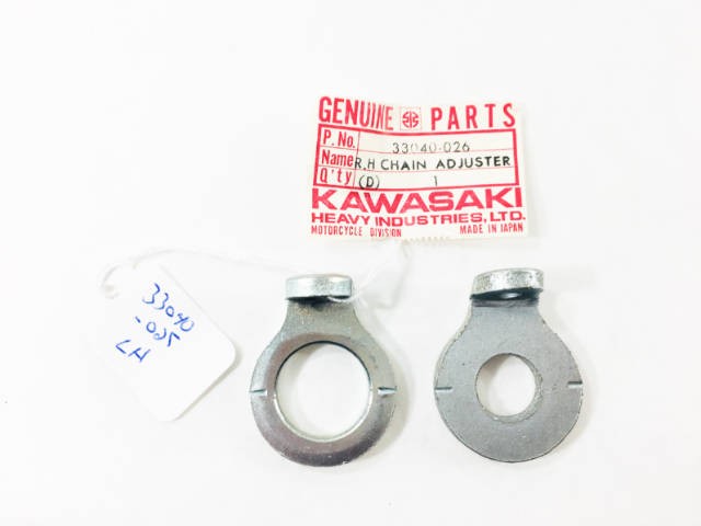 33040-025 NOS Kawasaki W1 W2 Chain Adjuster Set 650