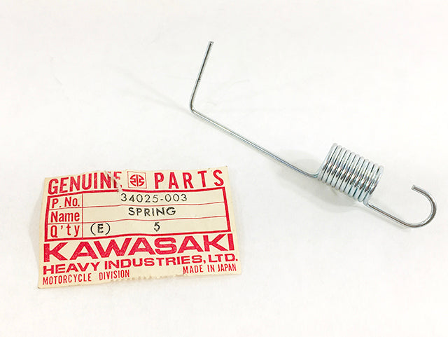 34025-003 NOS Kawasaki MB1 Coyote Brake Spring