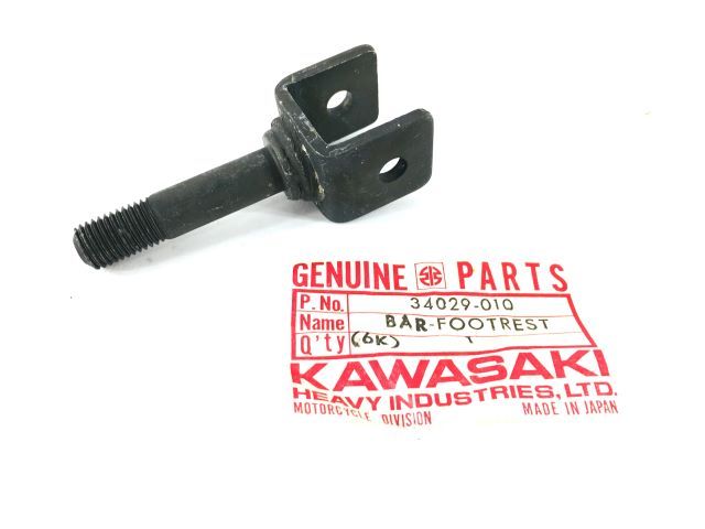 34029-010 NOS Kawasaki KL250 KE100 Rear Footrest Bracket