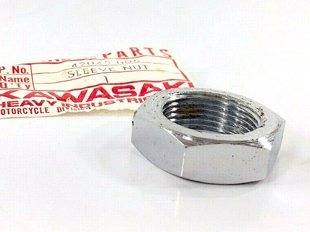42045-006 NOS Kawasaki Rear Axle Sleeve Nut