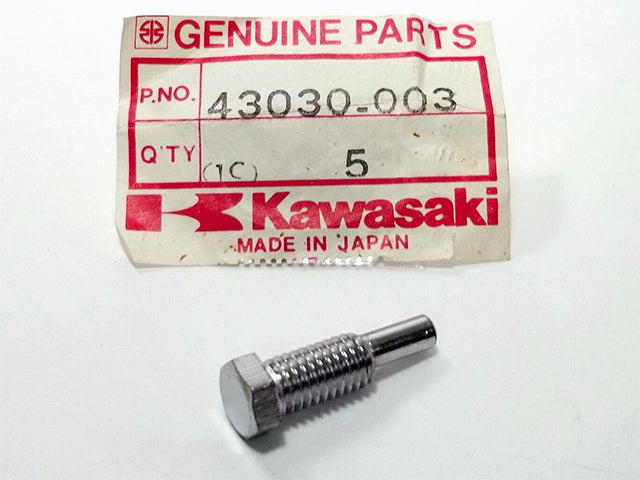 43030-003 NOS Kawasaki Front Brake Lever Adjusting Bolt H2 750 Z1 900