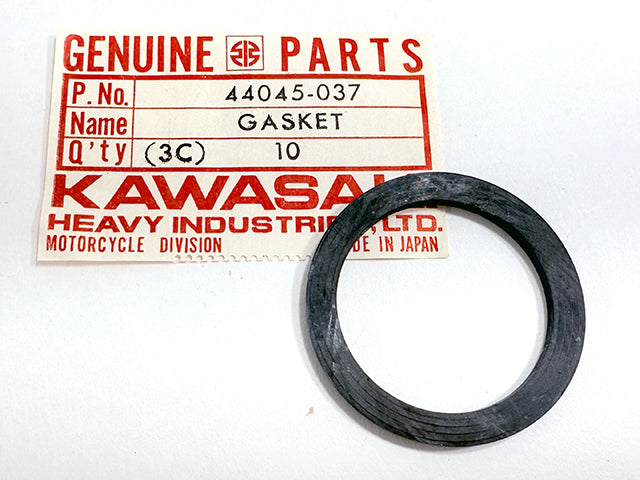 44045-037 NOS Kawasaki G5 KE100 Front Fork Cover Gasket