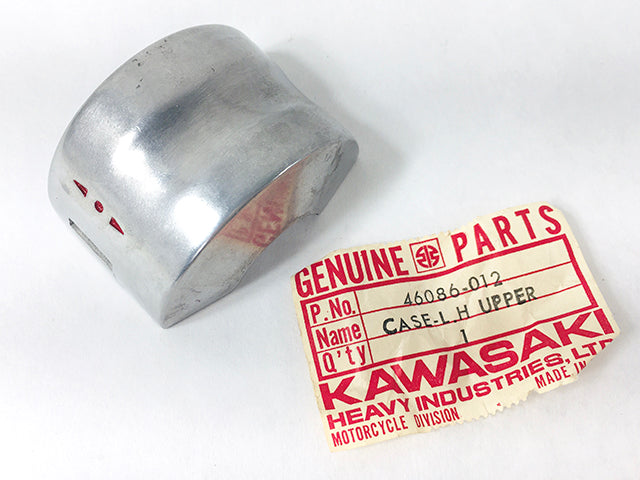 46086-012 NOS Kawasaki Case LH Upper H1 500