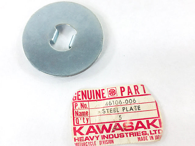 46106-006 NOS Kawasaki Steering Damper Plate Lower
