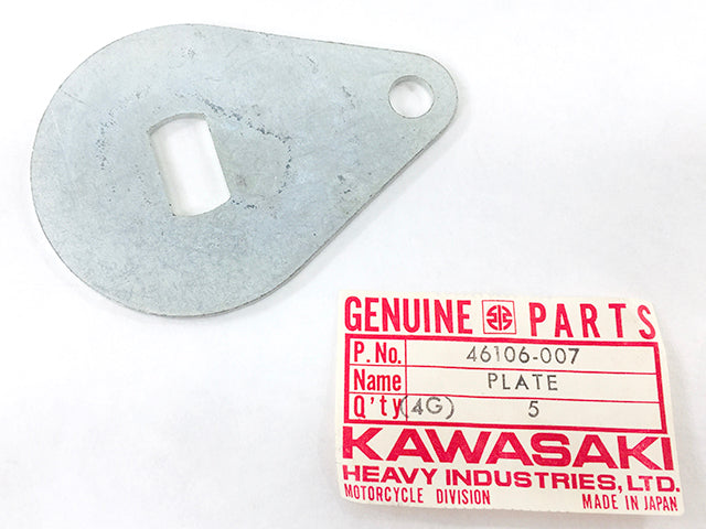 46106-007 NOS Kawasaki Steering Damper Plate S1 KH250 H2
