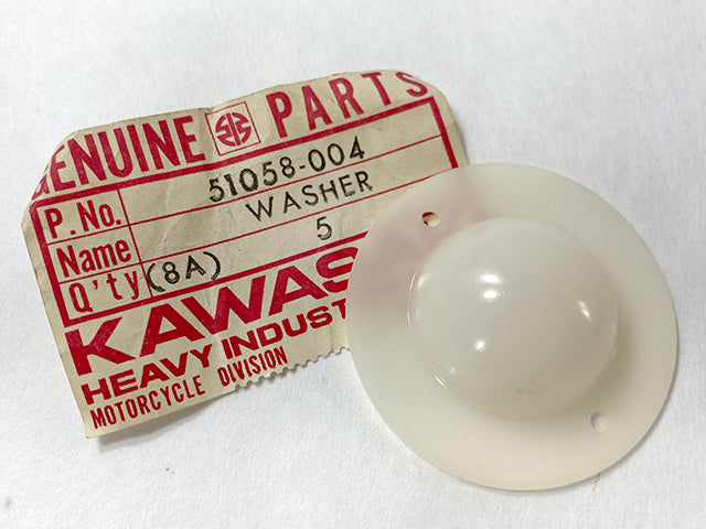 51058-004 NOS Kawasaki KX Fuel Tank Cap Washer