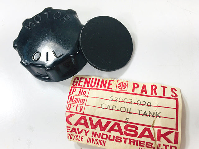 52003-020 NOS Kawasaki Z1 900 H2 750 Oil Tank Cap with 92065-086 Gasket