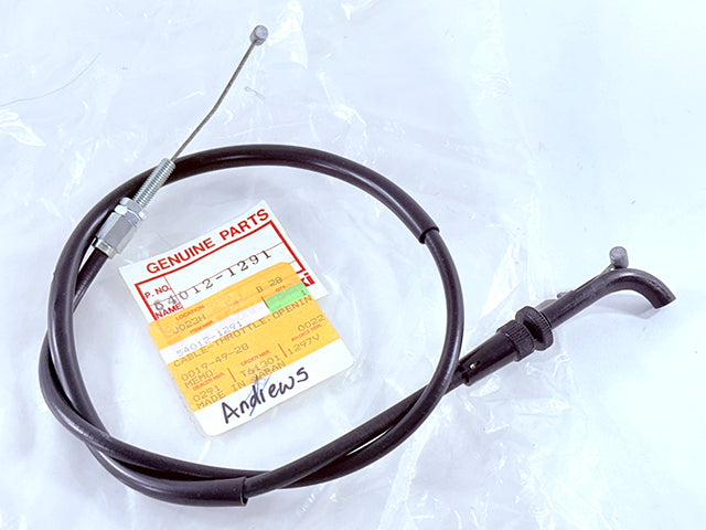 54012-1291 NOS Kawasaki EX250 Ninja Throttle Opening Cable