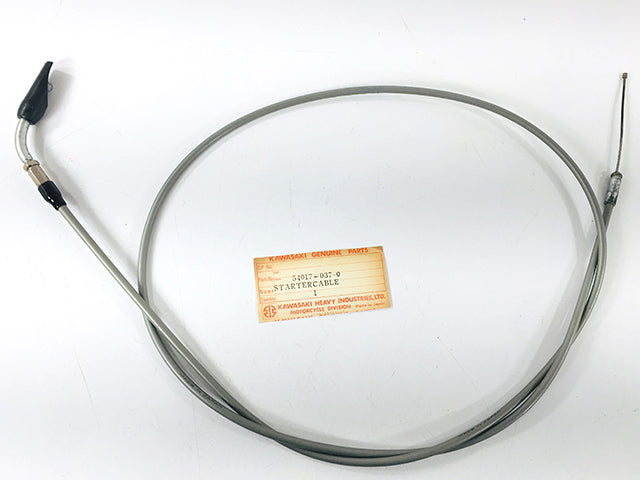 54017-037 NOS Kawasaki F5 Starter Cable - Gray