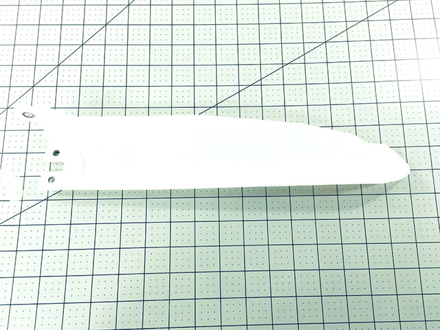 55020-1492-RZ NOS Kawasaki KX Left Hand White Fork Guard