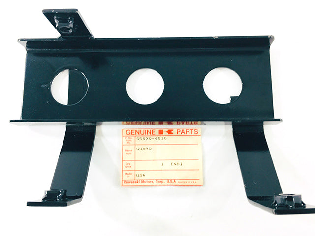 55020-4016 NOS Kawasaki KLT250 KLT200 Rear Sprocket Guard Skid Plate