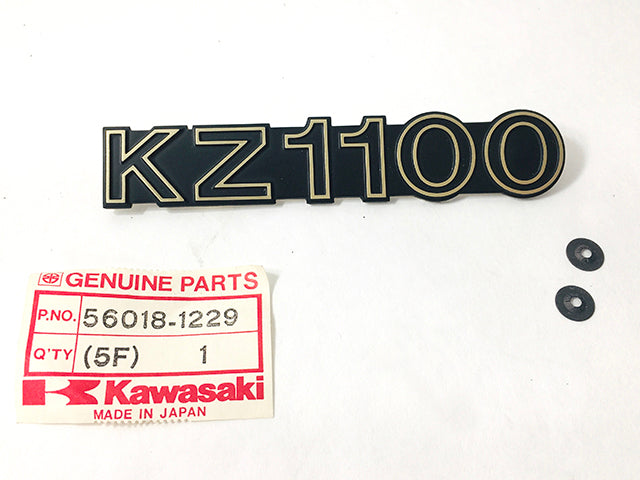 56018-1229 NOS Kawasaki Side Cover Emblem