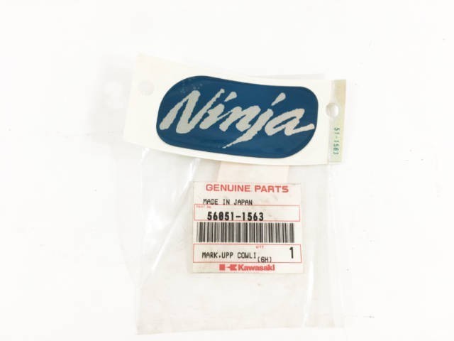 56051-1563 NOS Kawasaki EX 500 Ninja Upper Cowling Decal 1997