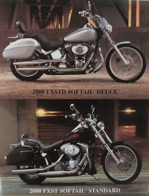 Harley  Accessory Sheet 2000 FXSTD Softail Deuce FXST Softail Standard PHOTOS