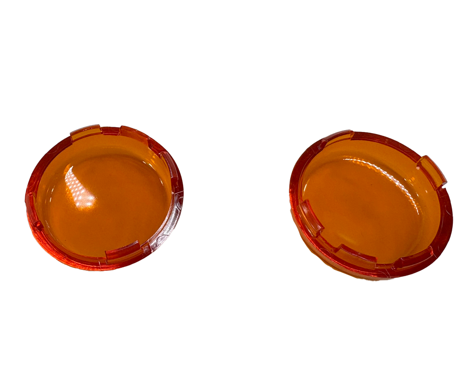68973-00 OEM Harley Sportster Turn Signal Lens Amber Set of 2