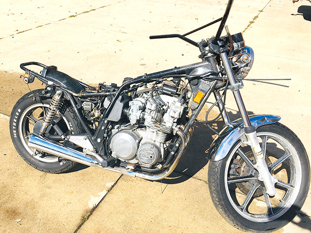 1981 Kawasaki KZ550 LTD Parts Bike 9093